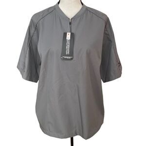 Mizuno performance baseball batting gray jacket size S Oversized NWT.